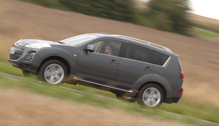 Reader Jon Poole tows his ABI Dalesman 520 with the Peugeot 4007 2.2 HDI GT