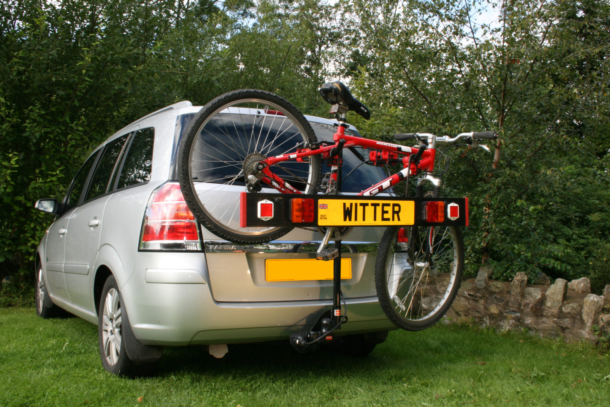 caravan bike rack