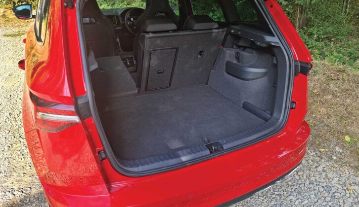 Boot capacity in Skoda Karoq