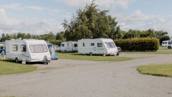 Caravans at Linwater Caravan Park