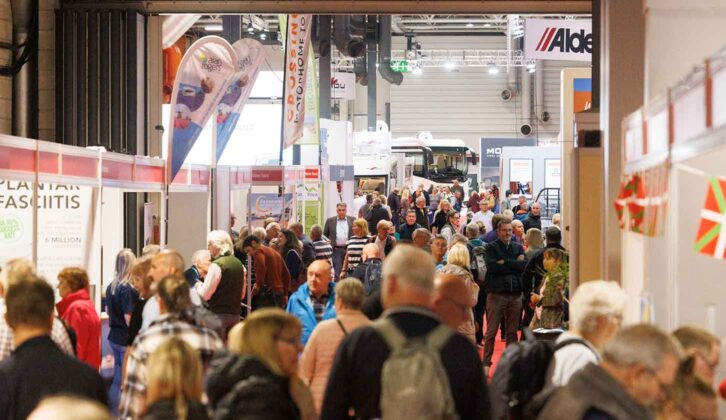 Visitors to the NEC Show