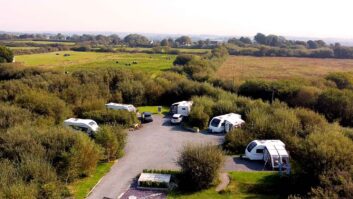 An aerial shot of Brambles