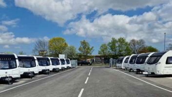 Coupland Caravans forecourt